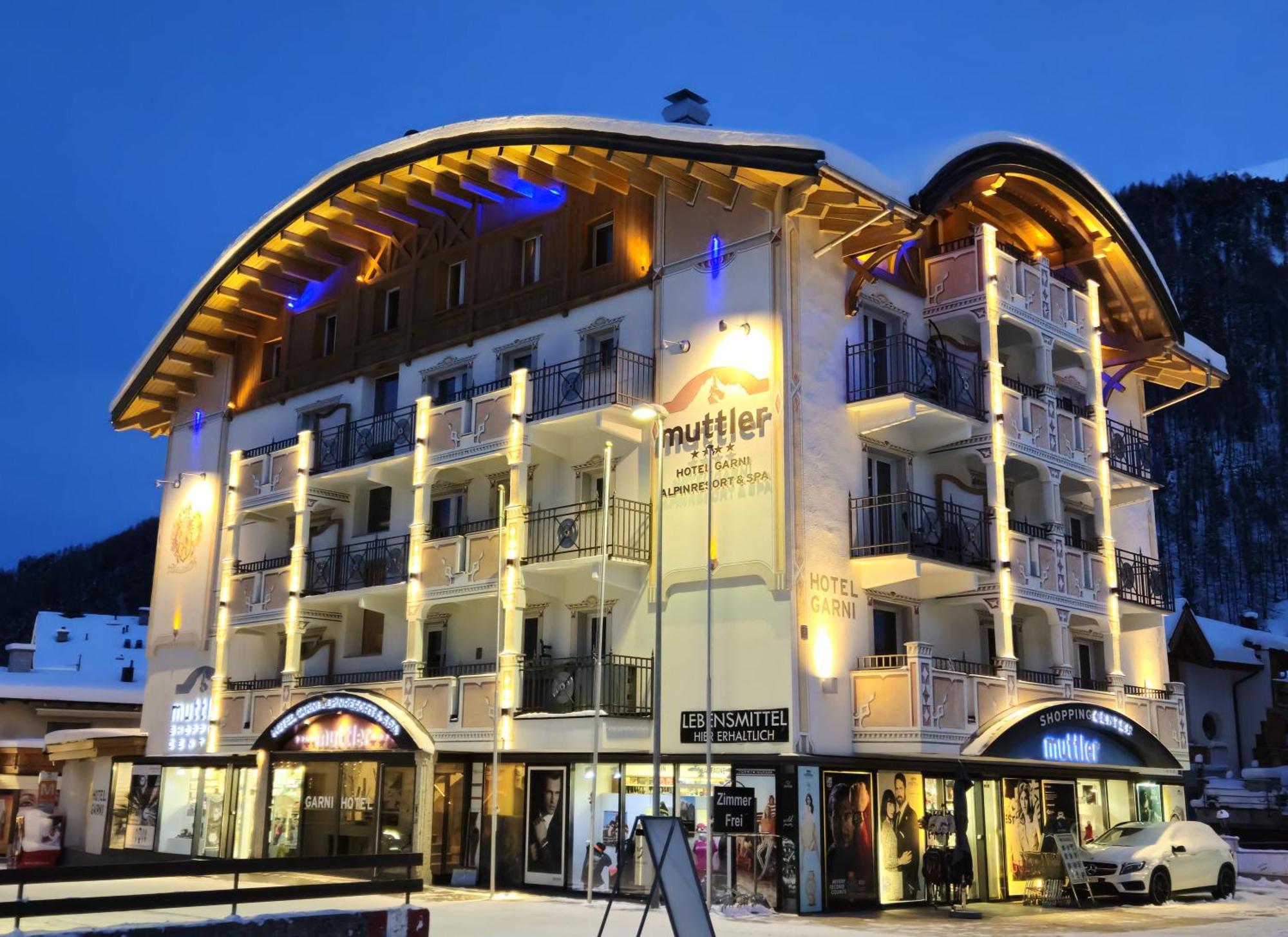 Hotel Garni Muttler Alpinresort & Spa Samnaun Exterior photo